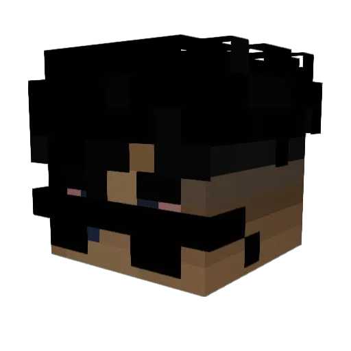 suFFEERINGG_ Minecraft avatar head, 3D render