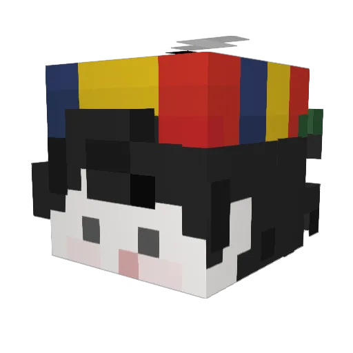 su_ddol_ Minecraft avatar head, 3D render
