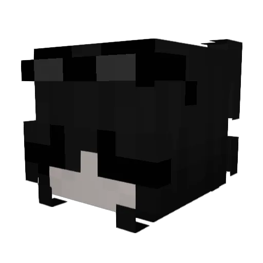 su_roux Minecraft avatar head, 3D render