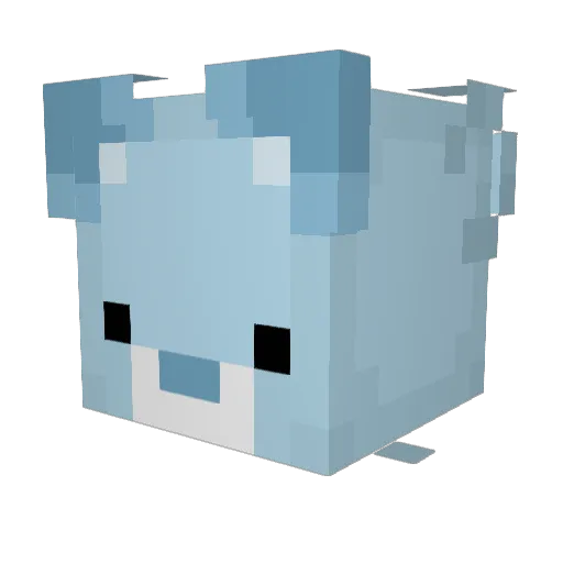suam_ Minecraft avatar head, 3D render