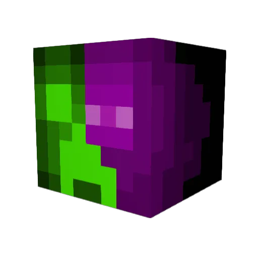 suarga Minecraft avatar head, 3D render
