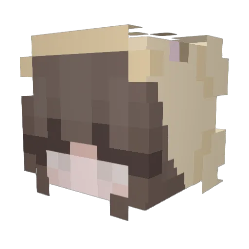 suarmyg Minecraft avatar head, 3D render