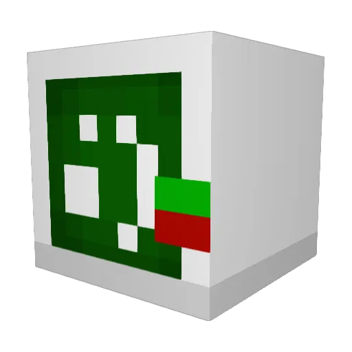 sub0bro Minecraft avatar head, 3D render