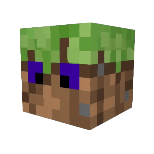 sub_silver360 Minecraft avatar head, 3D render