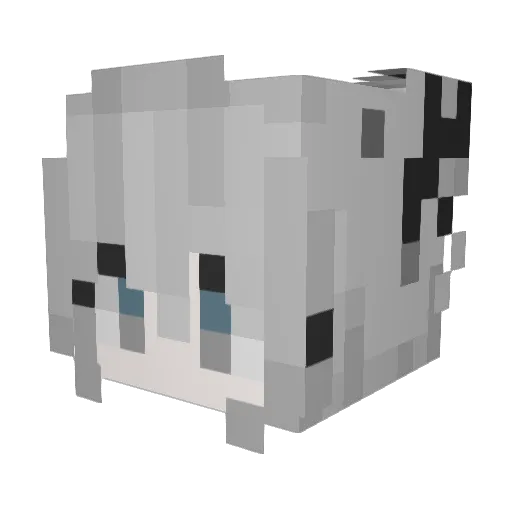 subai_offer Minecraft avatar head, 3D render