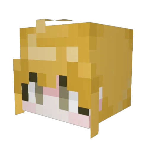 subak1226 Minecraft avatar head, 3D render