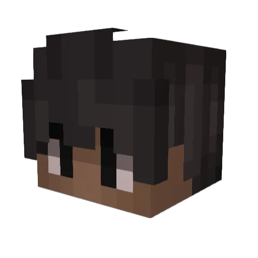 subedh Minecraft avatar head, 3D render
