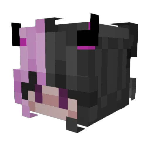 suber31er Minecraft avatar head, 3D render