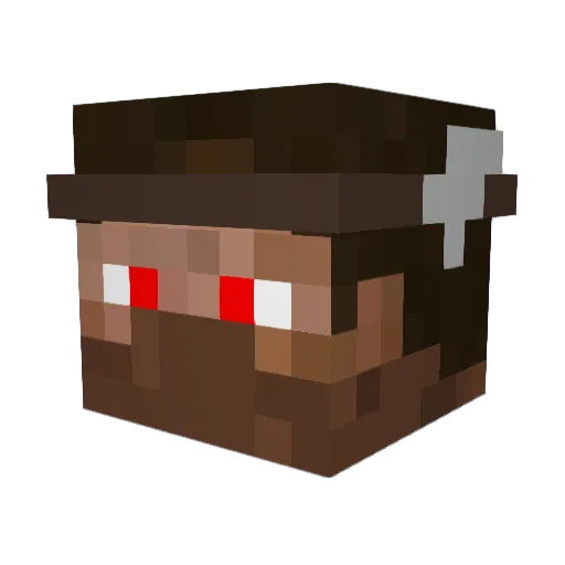 subermaster1312 Minecraft avatar head, 3D render
