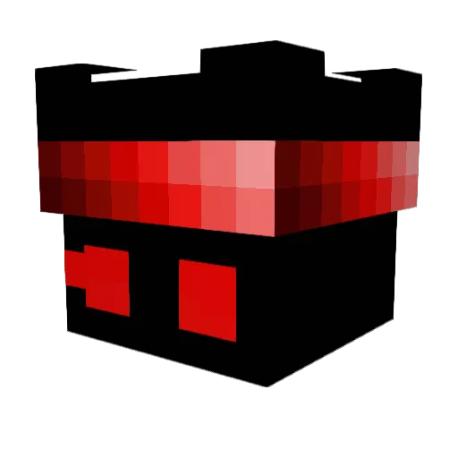 subject_lost Minecraft avatar head, 3D render