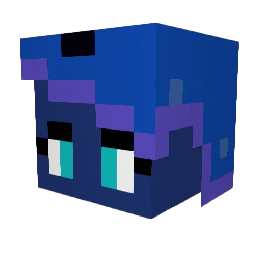 subjectxml Minecraft avatar head, 3D render