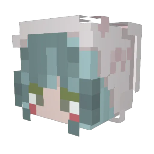 submember1 Minecraft avatar head, 3D render