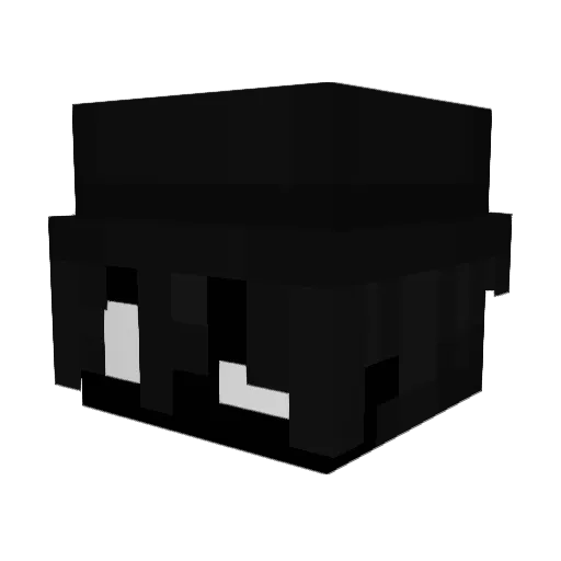 submulP Minecraft avatar head, 3D render