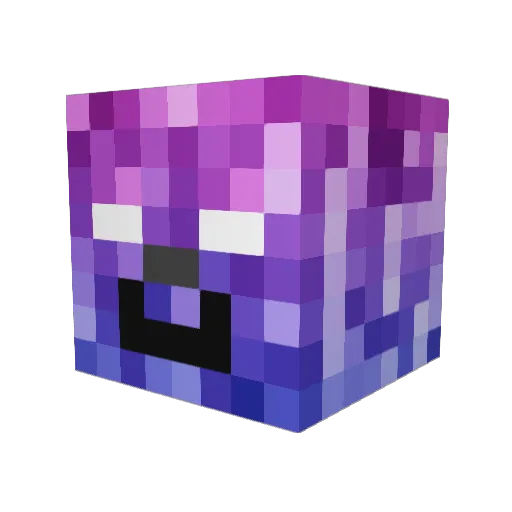 subsc Minecraft avatar head, 3D render