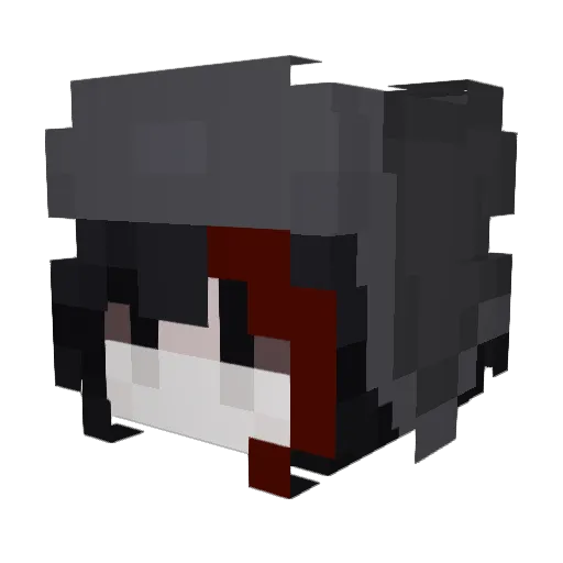 substituivel Minecraft avatar head, 3D render