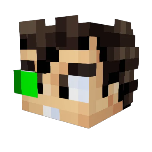 subterraneo998 Minecraft avatar head, 3D render