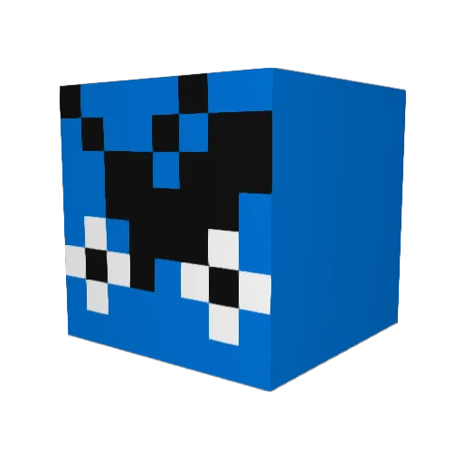 subterror9 Minecraft avatar head, 3D render