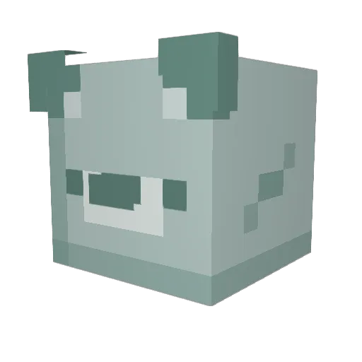 subtristic Minecraft avatar head, 3D render