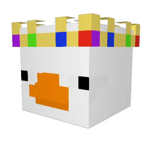 subuta0409 Minecraft avatar head, 3D render