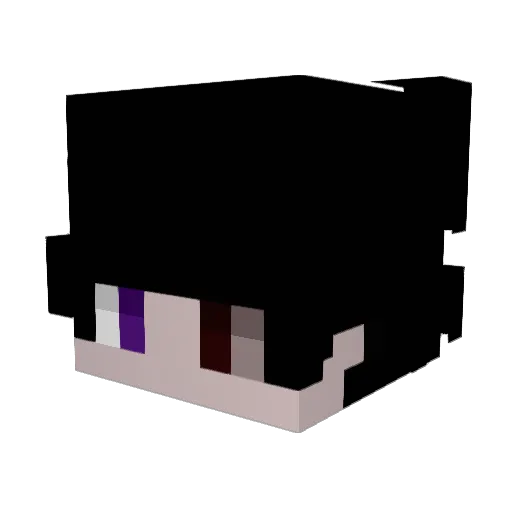 subzero0123 Minecraft avatar head, 3D render