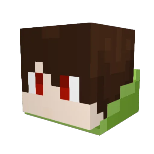 subzero597 Minecraft avatar head, 3D render