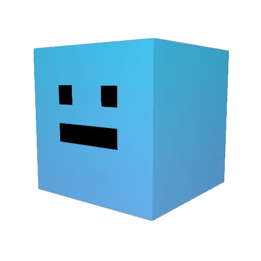 suchan__king Minecraft avatar head, 3D render