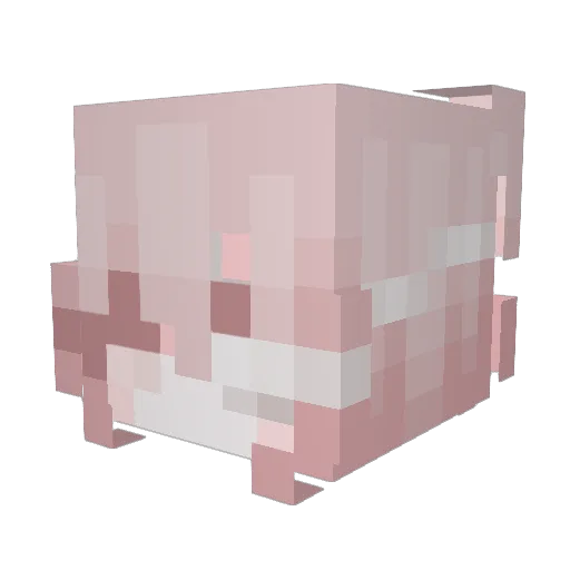 suchintokyo Minecraft avatar head, 3D render