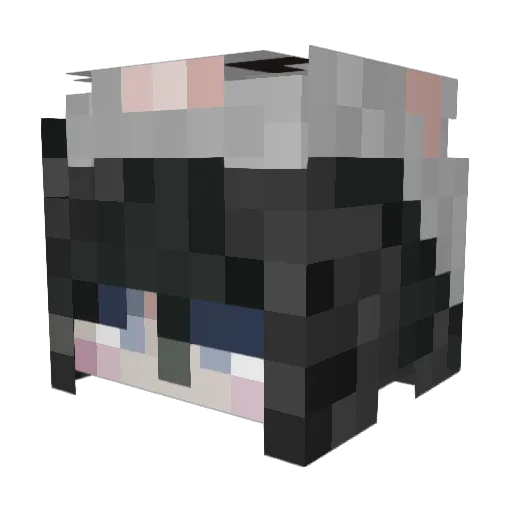 suchux Minecraft avatar head, 3D render