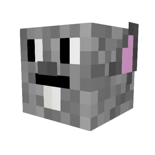sudab Minecraft avatar head, 3D render