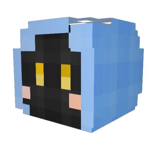 sudar40 Minecraft avatar head, 3D render