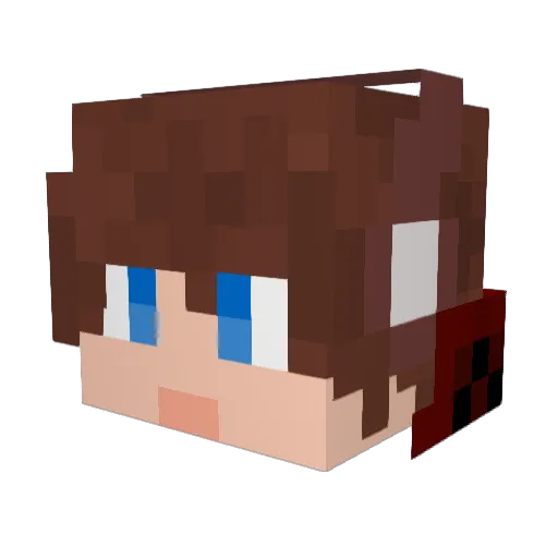 sudemilk06 Minecraft avatar head, 3D render