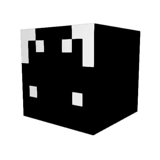 sudokat Minecraft avatar head, 3D render