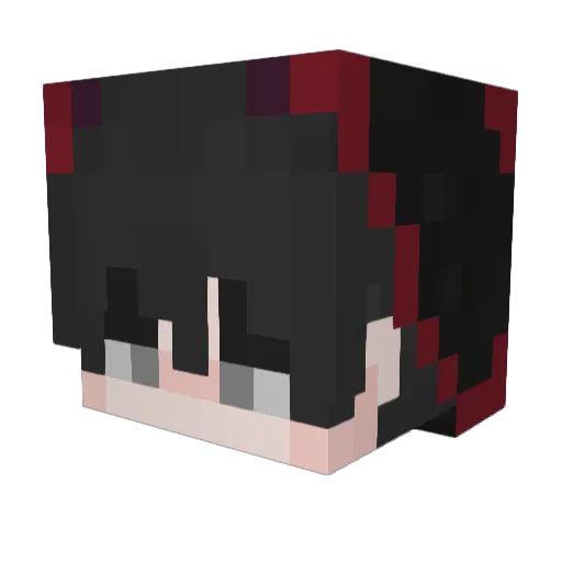 suelhty Minecraft avatar head, 3D render