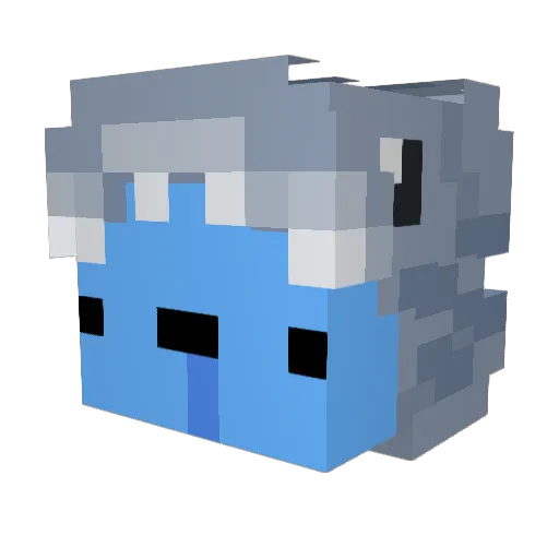 suemanaator Minecraft avatar head, 3D render