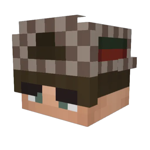 suethamalt Minecraft avatar head, 3D render