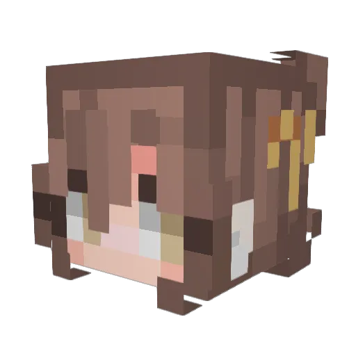 sug1rr Minecraft avatar head, 3D render