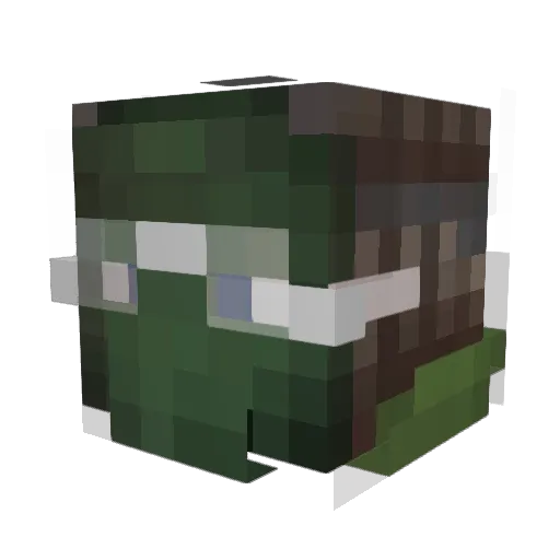 sugakitty Minecraft avatar head, 3D render