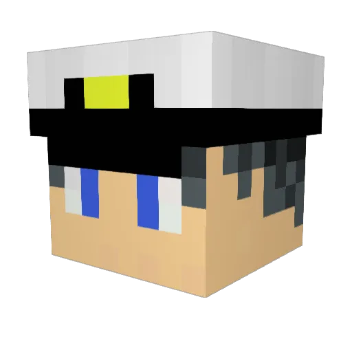 sugar07 Minecraft avatar head, 3D render