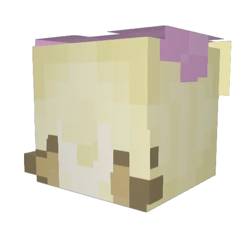 sugar_teeth Minecraft avatar head, 3D render