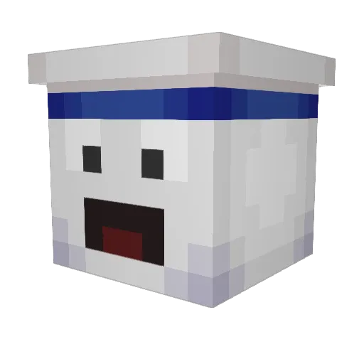 sugarcool Minecraft avatar head, 3D render