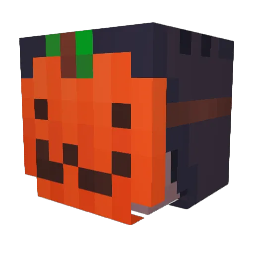 sugarlace Minecraft avatar head, 3D render