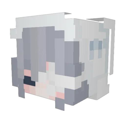 sugarmaru77 Minecraft avatar head, 3D render