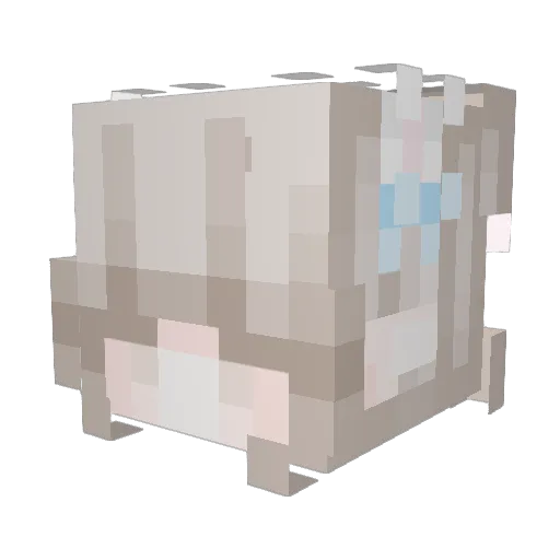 sugarsprinkle Minecraft avatar head, 3D render