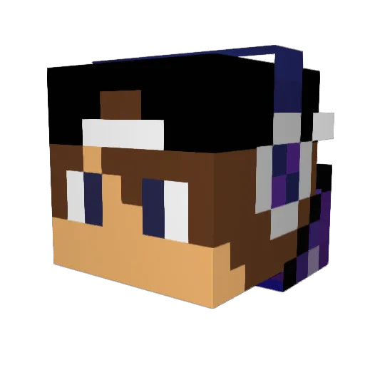sugary2000 Minecraft avatar head, 3D render