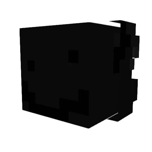sugeo Minecraft avatar head, 3D render