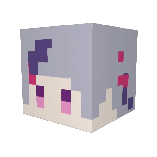 suger529 Minecraft avatar head, 3D render