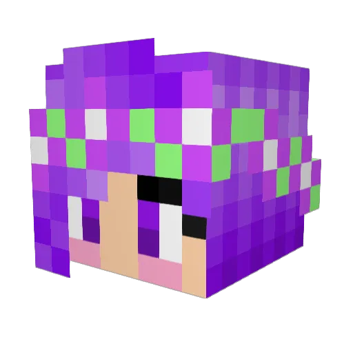sugercandygirl19 Minecraft avatar head, 3D render