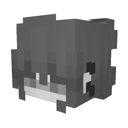 sugerrrr Minecraft avatar head, 3D render