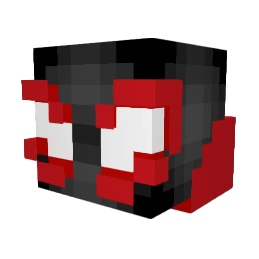 suggesti Minecraft avatar head, 3D render