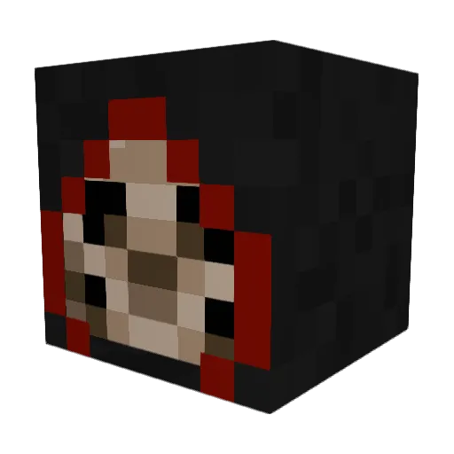 suggsy Minecraft avatar head, 3D render
